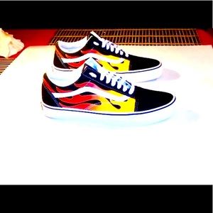 Vans flame shoe